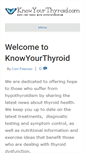 Mobile Screenshot of knowyourthyroid.com